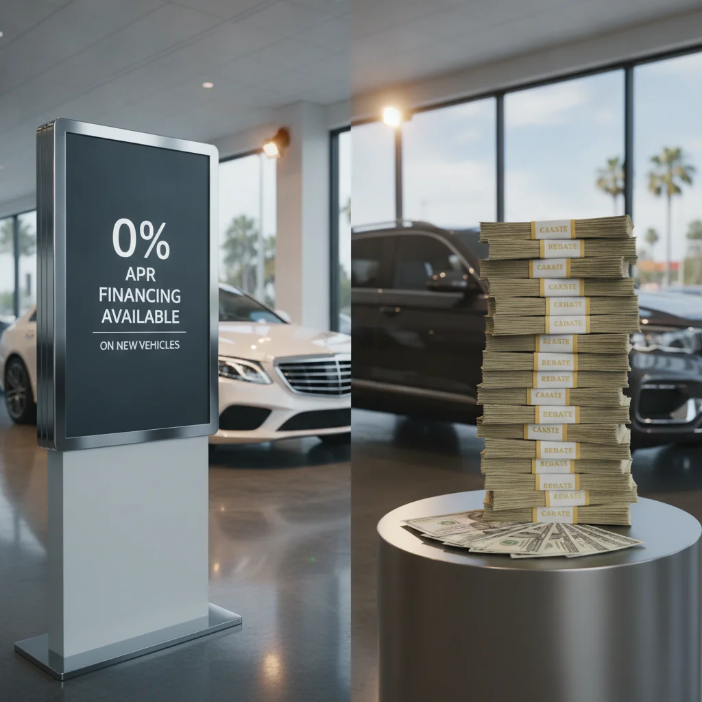 0% APR Financing vs. Cash Rebate: Which Actually Saves More?
