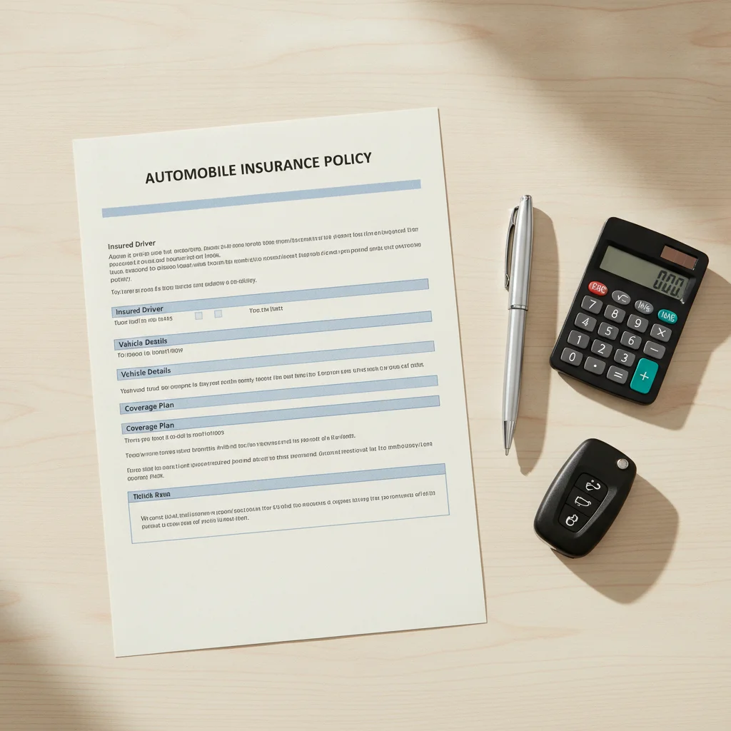 A Practical Framework for Evaluating Auto Insurance Policies End to End