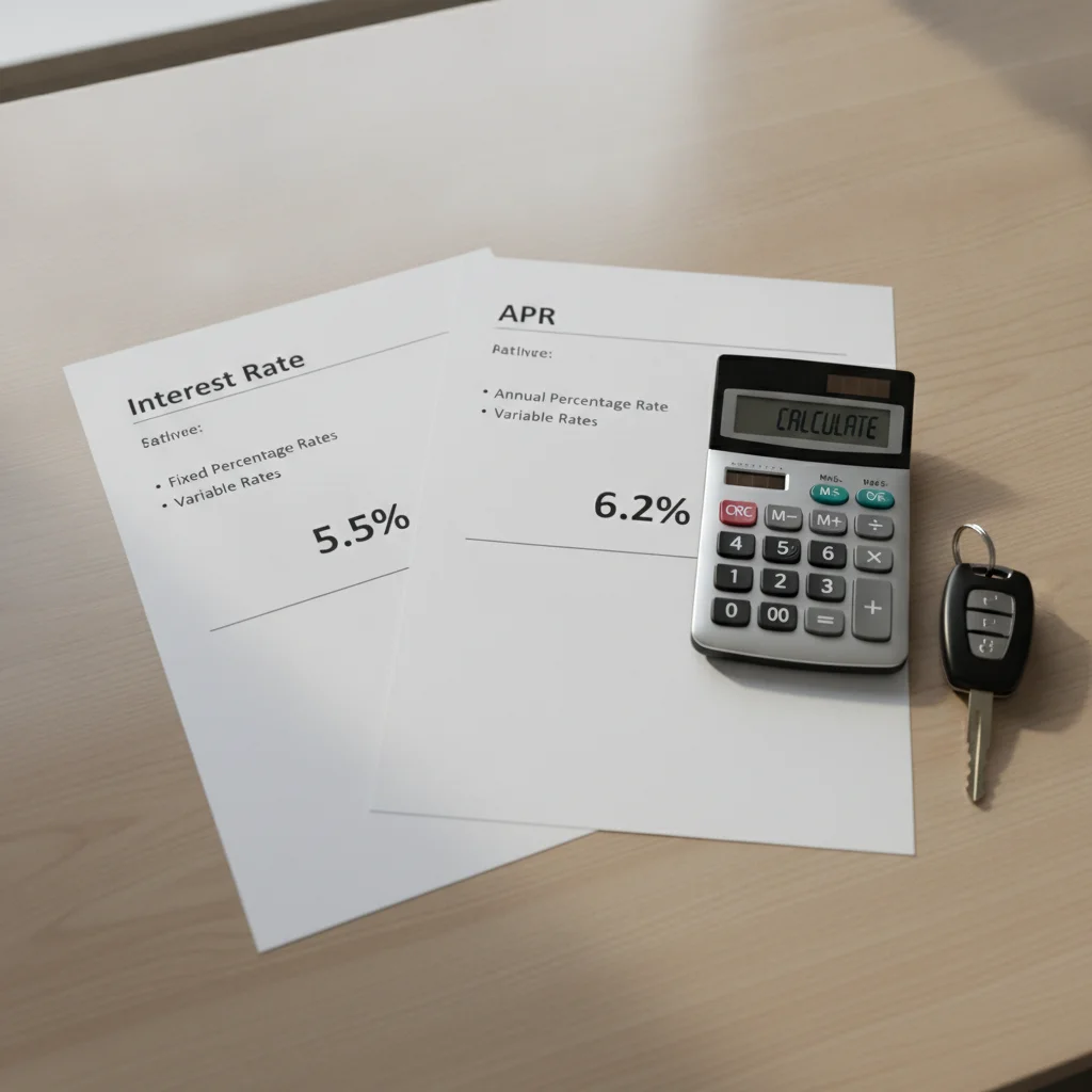 APR vs. Interest Rate on a Car Loan