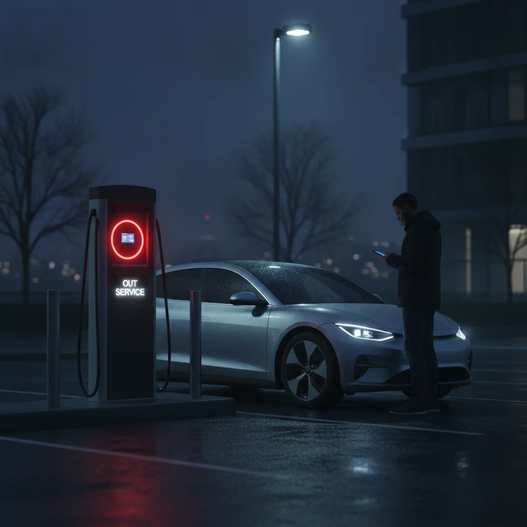 Arriving at a Dead Charger: How to Recover When Public Charging Fails