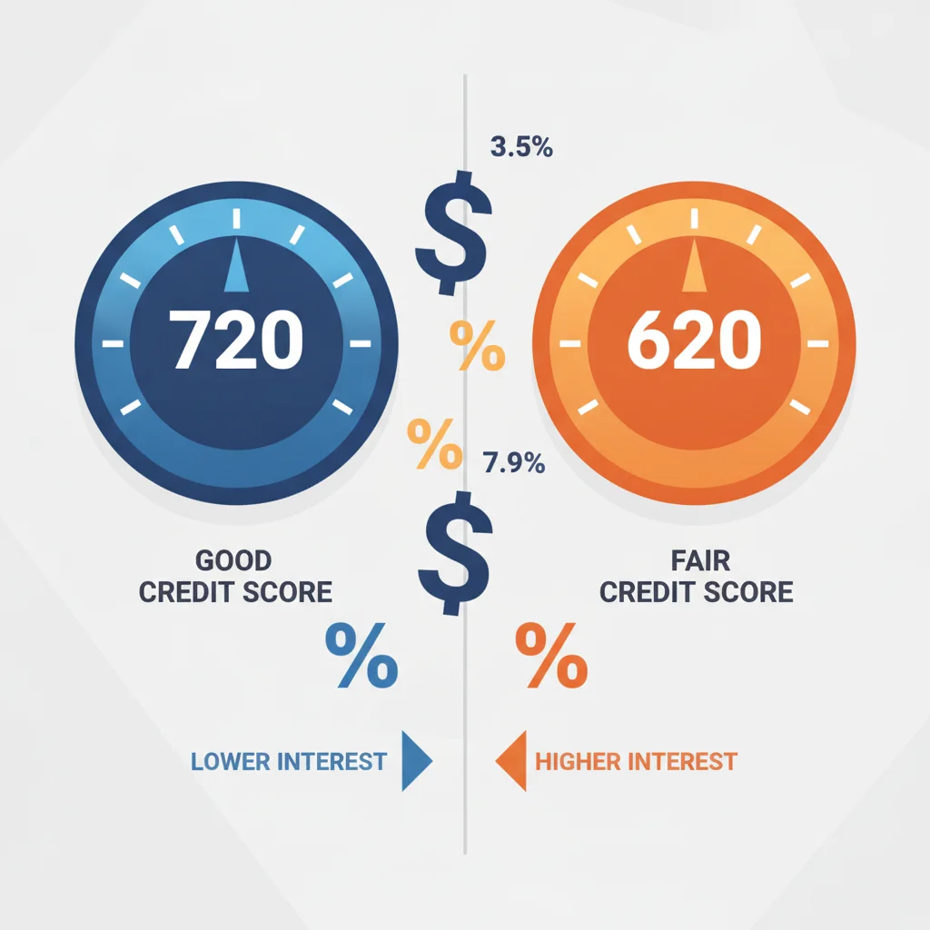 Borrowing at 720 vs. 620: How One Score Gap Changes Your Monthly Payment