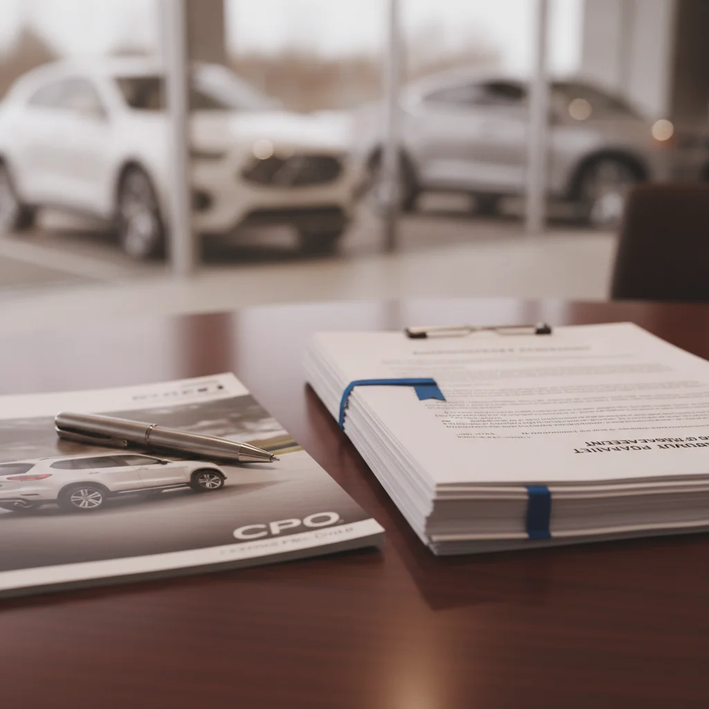 Certified Pre-Owned Contracts: What Extra Paperwork CPO Adds to the Deal