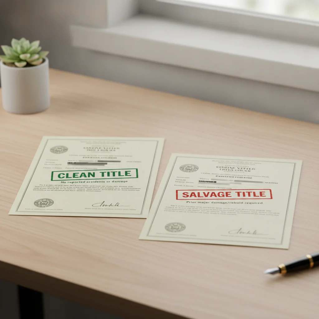 Clean Title vs. Salvage Title: What Each Designation Really Means for Sellers