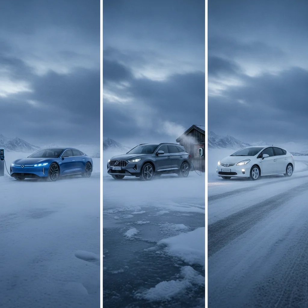 Cold Weather and EV Types: How Temperature Affects BEV, PHEV, and HEV Performance