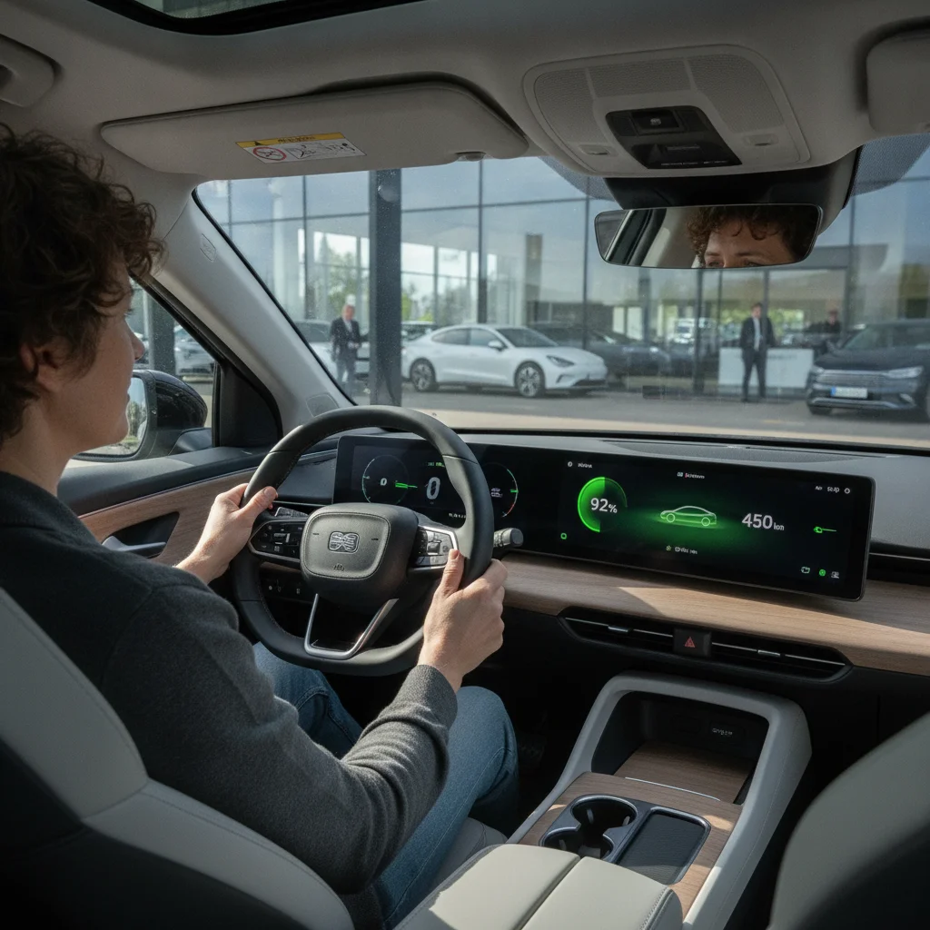 Evaluating an EV or Hybrid on a Test Drive