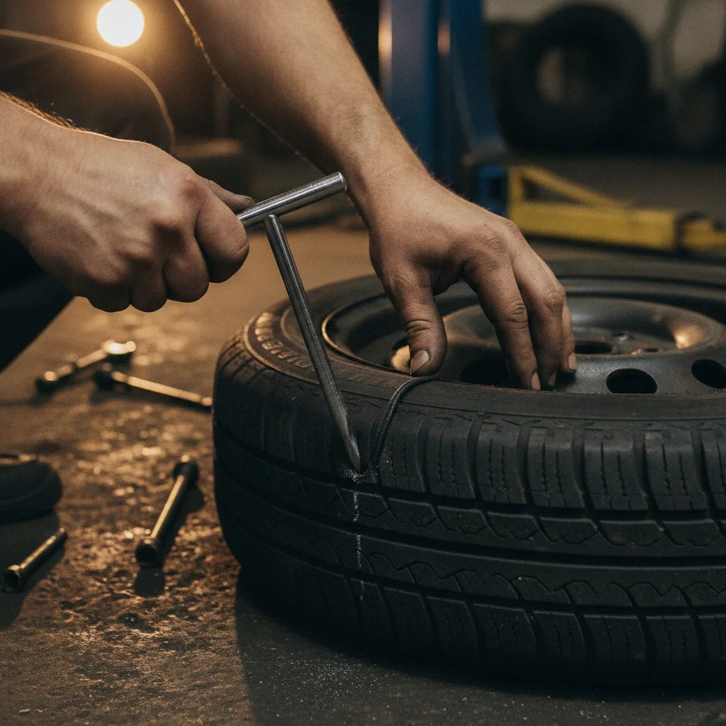 Fixing a Slow Tire Leak Without Buying a New Tire