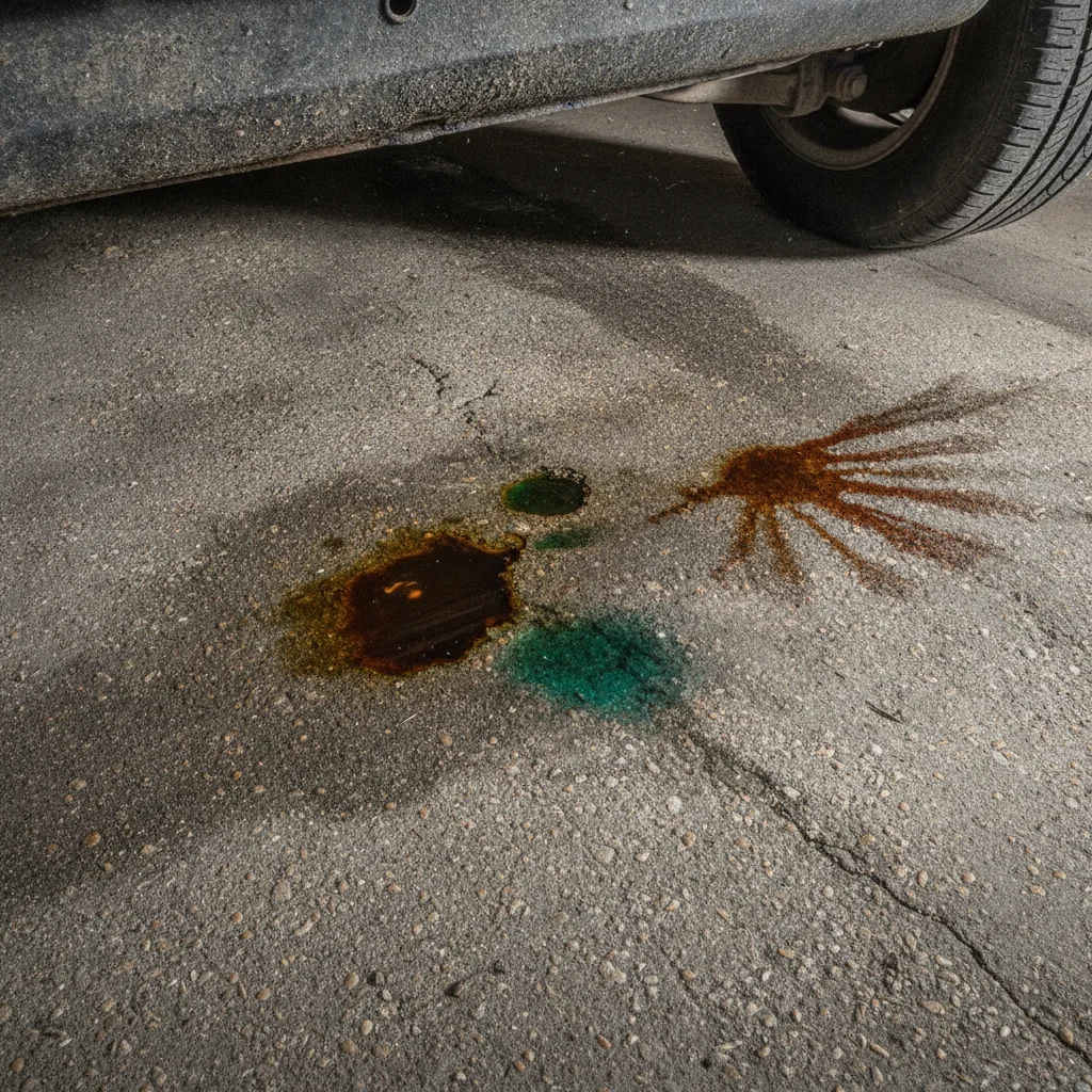 Fluid Leaks Under Your Car: Color-Coded Guide to What's Dripping