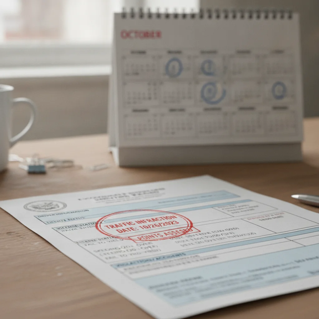 How Long a Traffic Violation Stays on Your Record
