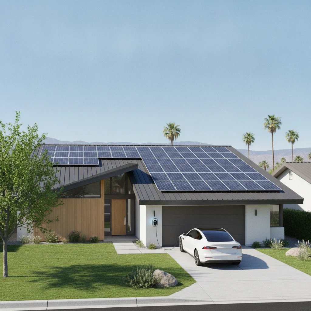 How Solar Panels and Home EV Charging Work Together