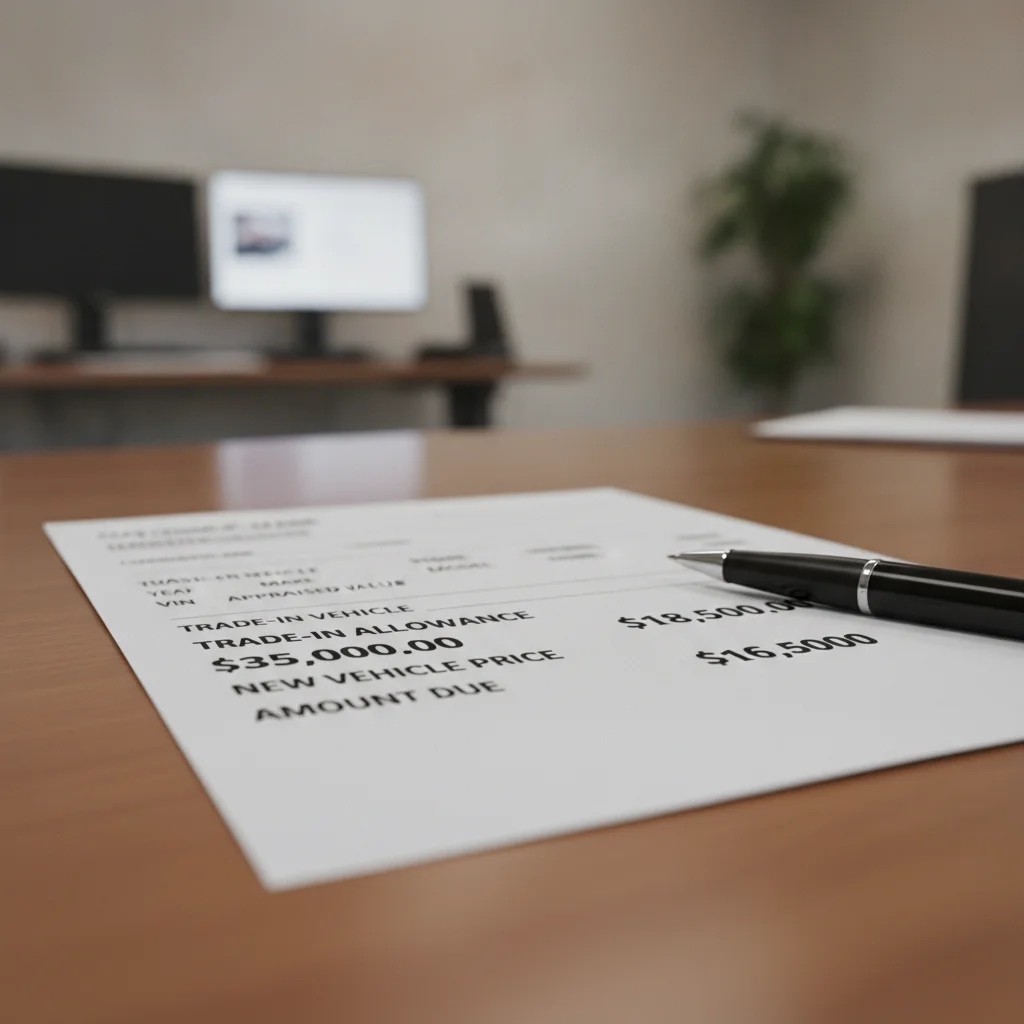 How to Read a Dealer's Trade-In Offer Sheet
