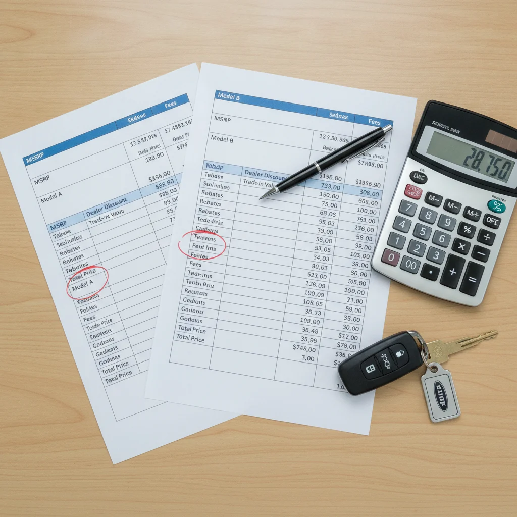 How to Use Competing Dealer Quotes as a Negotiation Tool