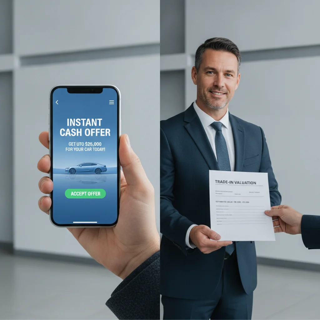 Instant Cash Offers vs. Dealer Trade-In Appraisals