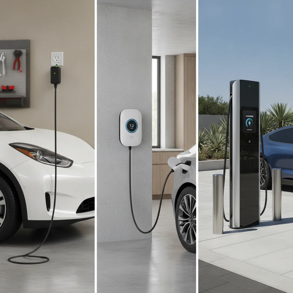 Level 1, Level 2, and DC Fast Charging: Cost and Speed Compared