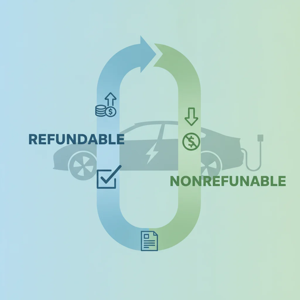 Nonrefundable vs. Refundable Tax Credits: What EV Buyers Need to Understand