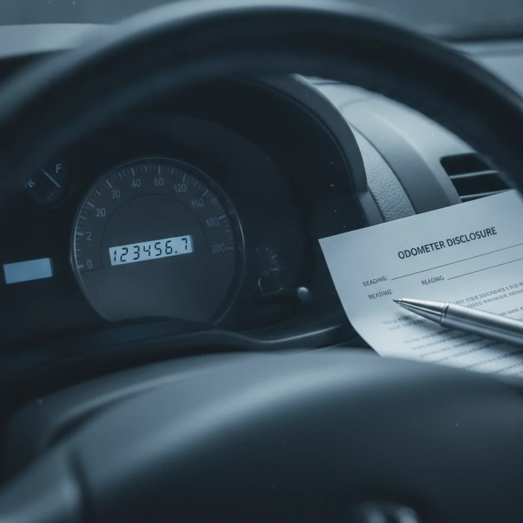 Odometer Fraud: Federal Law, Disclosure Forms, and Your Liability as a Seller