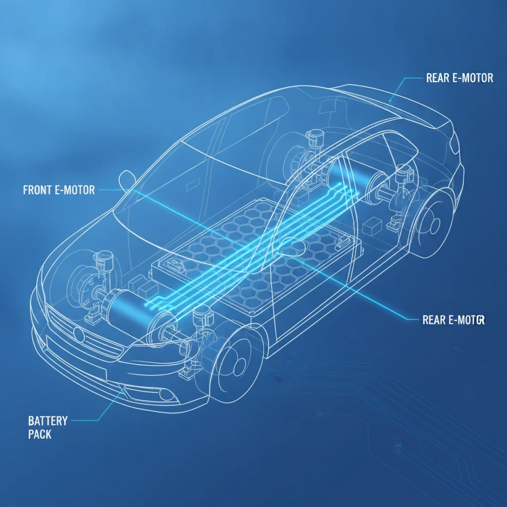 One Motor vs. Two: How Dual-Motor EVs Deliver AWD and Better Performance