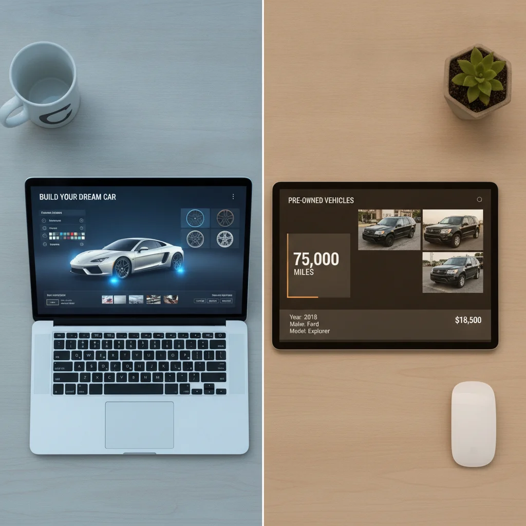 Online Used Car Buying vs. Online New Car Buying: Key Differences