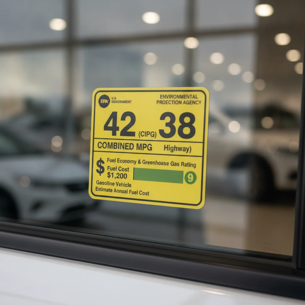 Reading a Fuel Economy Label: Everything the Sticker Is Telling You