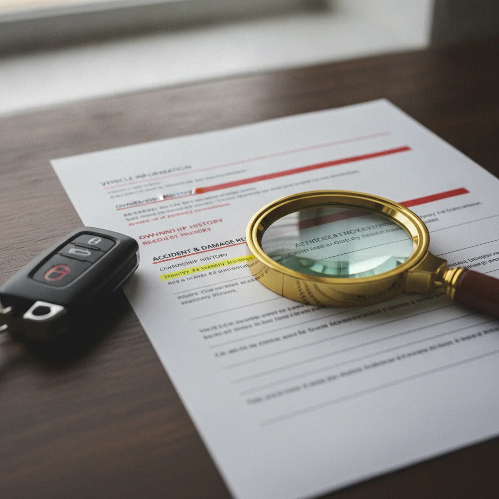 Reading a Vehicle History Report Without Getting Misled