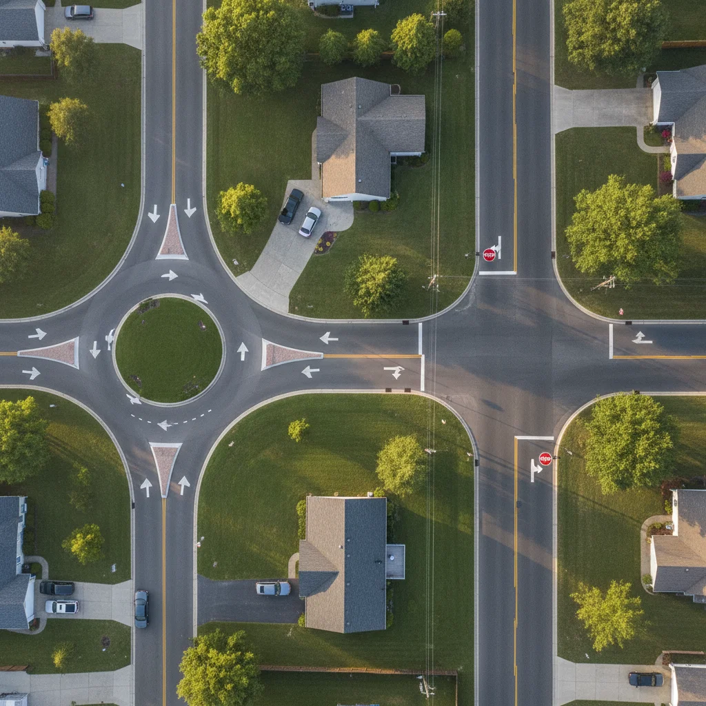 Roundabouts vs. Four-Way Stops: Which Is Actually Safer?