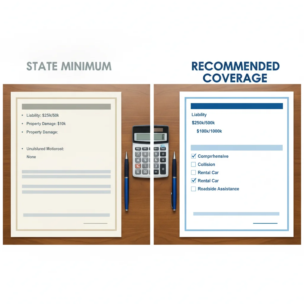 State Minimum vs. Recommended Coverage Levels: Where the Real Risk Lies