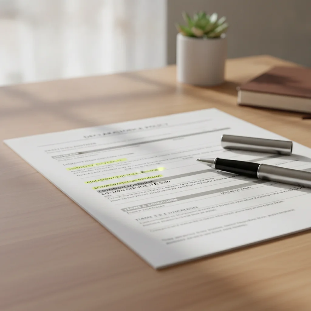 The Auto Insurance Terms You Need to Know Before Comparing Policies