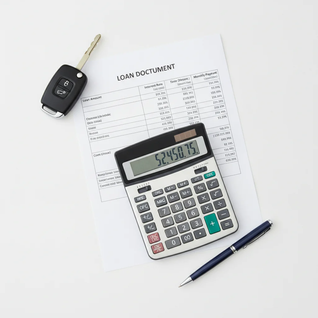 Total Interest Paid Across Different Auto Loan Terms: A Reference Table