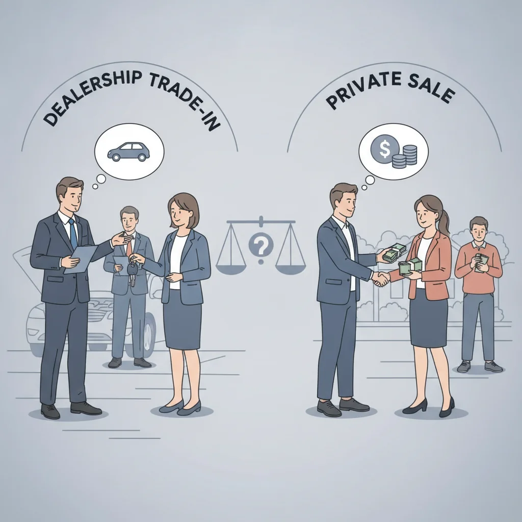 Trade-In Value vs. Private Sale Price: Where the Money Really Goes