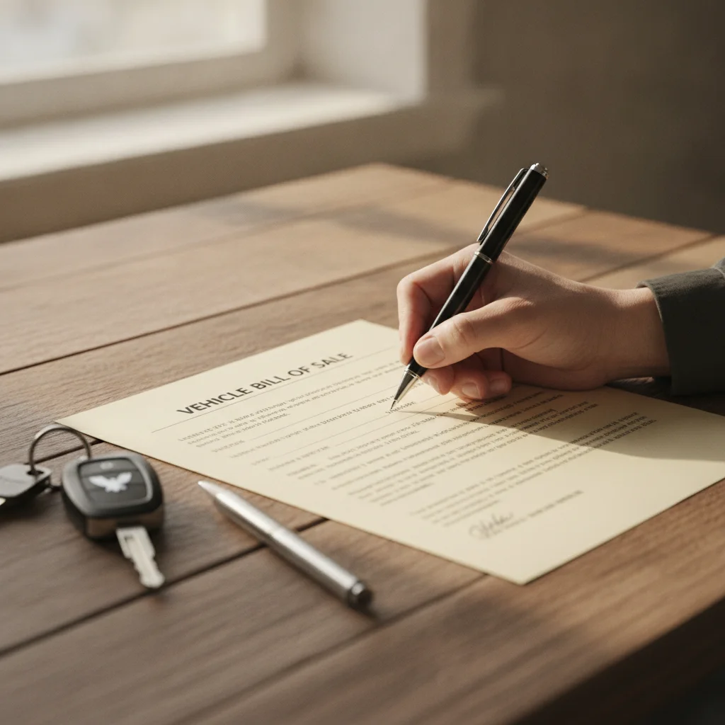 What a Bill of Sale Actually Does—and When You Can't Skip It