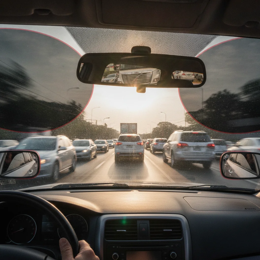 What Blind Spots Your Vehicle Has—and How to Compensate
