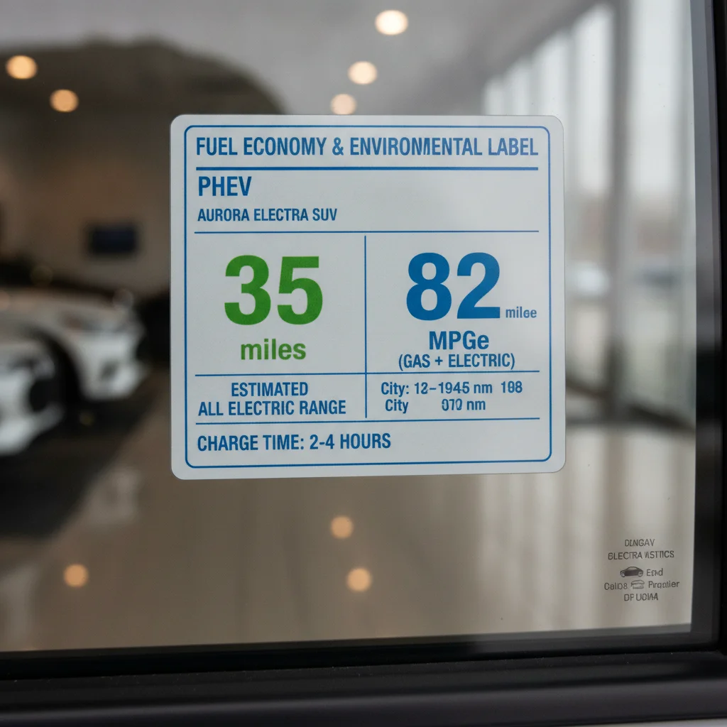 What 'Electric Range' Really Means on a PHEV Window Sticker