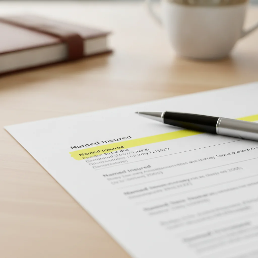 What 'Named Insured' Means on Your Auto Policy — and Why It Matters