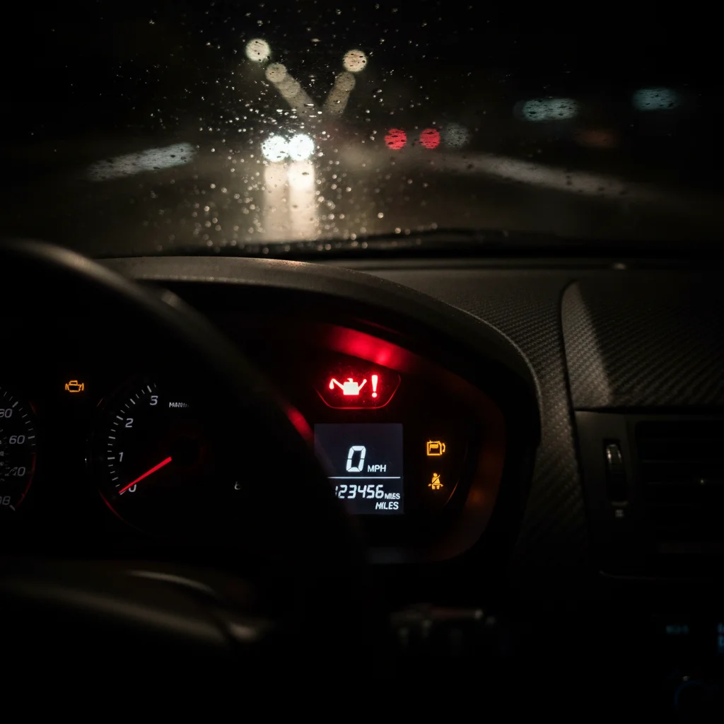 What the Oil Pressure Warning Light Is Actually Telling You