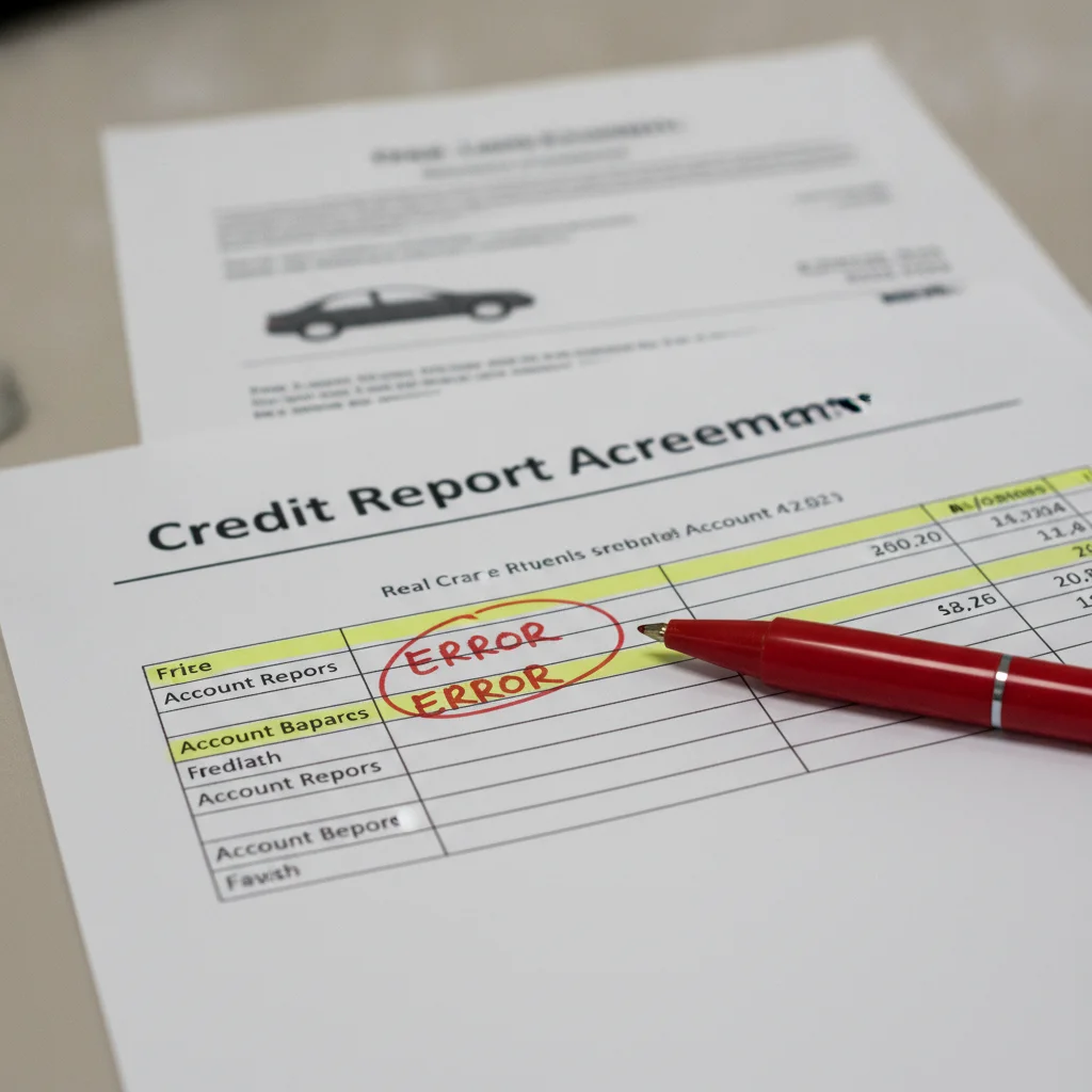 Why Your Credit Report Errors Are Costing You on Your Car Loan