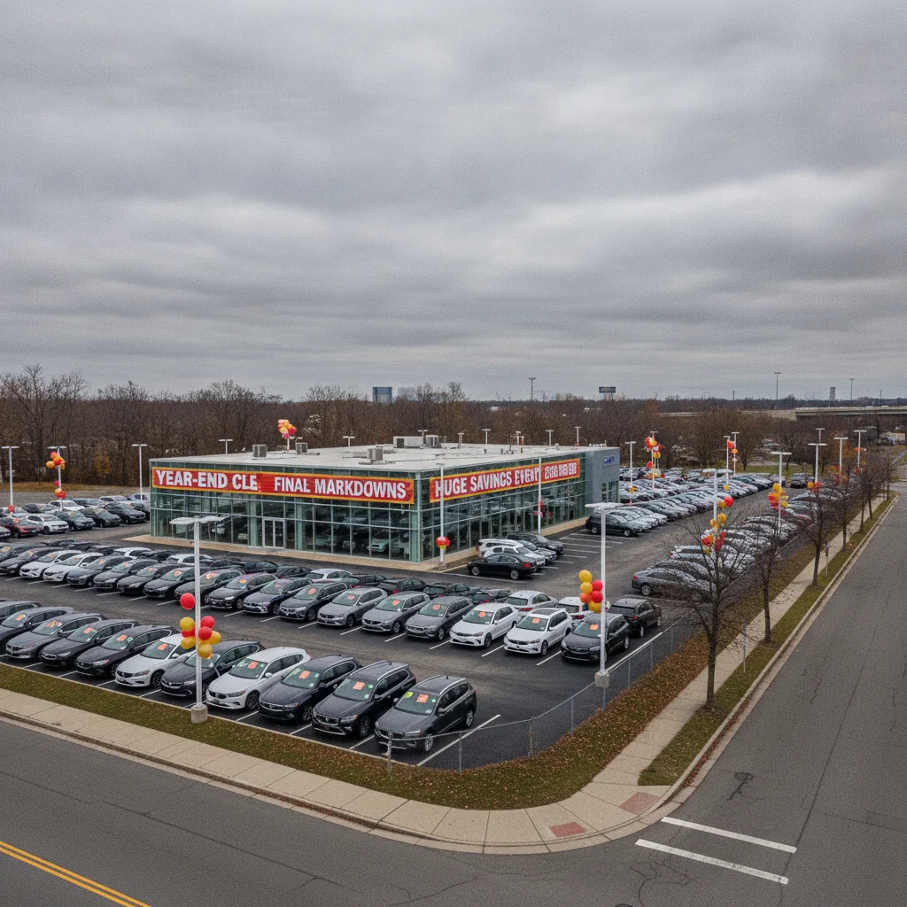 Year-End Clearance Sales at Dealerships: What They Mean for Private Sellers